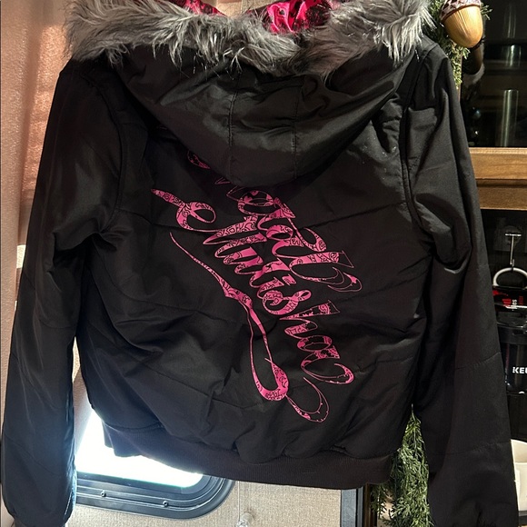 Metal Mulisha fur hoodie jacket black - Picture 13 of 13